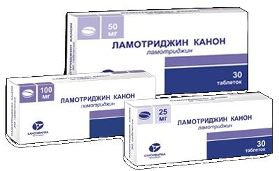 Ламотриджин Канон таблетки 25 мг, 30 шт.