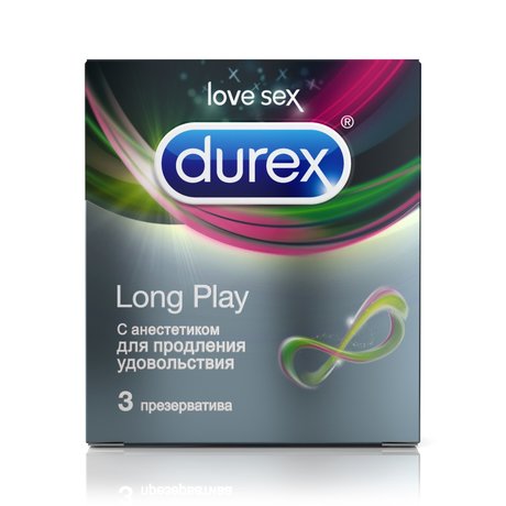 Презерватив DUREX Performa (Long Play) (продлевающие удовольствие),  3  шт.