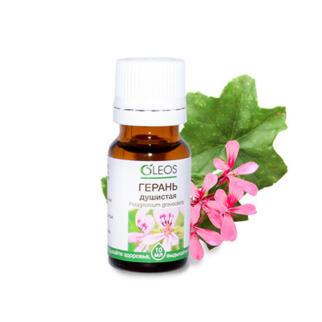 Масло натуральное OLEOS Герани 10 мл