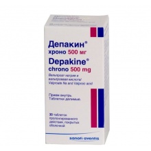 Депакин хроно таблетки 500 мг, 30 шт.