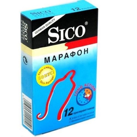 Презерватив SICO МАРАФОН, 12 шт.   Safety (Классические)