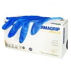 Перчатки смотровые нестерильные  разм. L (нитрил. неопудр. DERMAGRIP ULTRA LS) 1/2