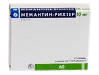 Мемантин-Рихтер таблетки 10 мг, 60 шт.