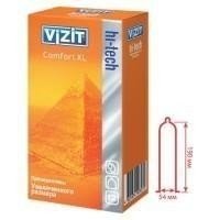 Презерватив VIZIT Hi-Tech Comfort XL (увеличенный размер), 12 шт.