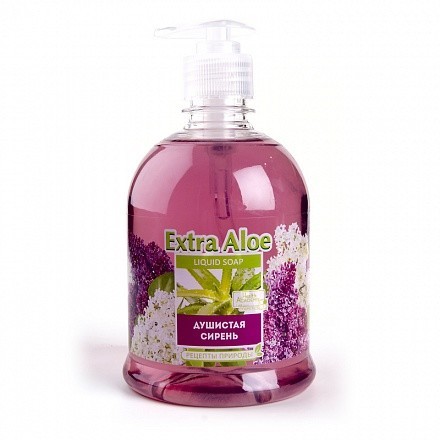Мыло EXTRA ALOE Душистая сирень жидкое, 500 мл