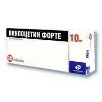 Винпоцетин форте таблетки 10 мг, 30 шт.