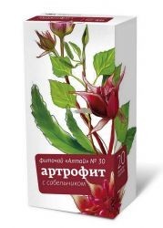 Чайный напиток АЛТАЙ №30 Артрофит с сабельником фильтр-пакеты 2г, 20 шт.