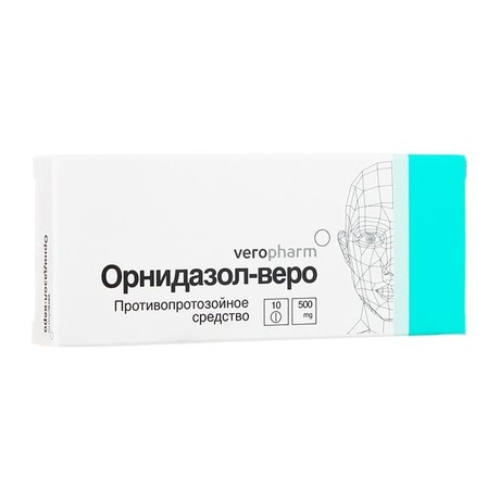 Орнидазол-Веро таблетки 500 мг, 10 шт.