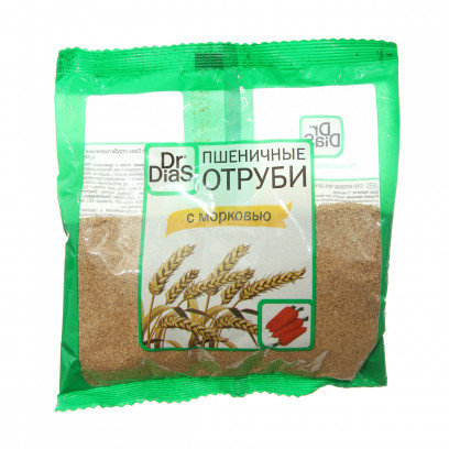 Отруби Dr.DiaS пшеничные пак. 200г морковь