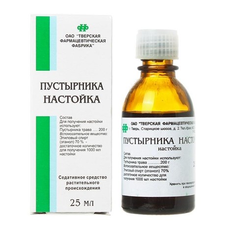 Пустырника настойка флакон (настойка) 25 мл
