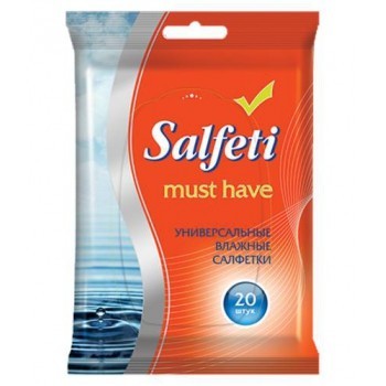 Салфетки SALFETI Must Have влажные универсальные, 20 шт.