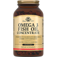 Солгар концентрат рыбьего жира Омега-3 капсулы, 120 шт.