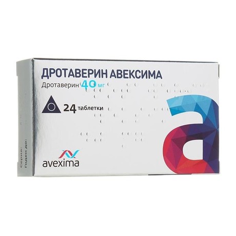 Дротаверин Авексима таблетки 40 мг 24 шт.