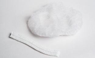 Шапочка берет (бел.) (основа нетканая арт. МСBW)