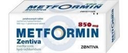 Метформин Зентива таблетки 850мг,  30 шт.