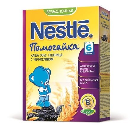 Каша НЕСТЛЕ без молока Овсянка/пшеница/чернослив (с 6мес.) 200 г