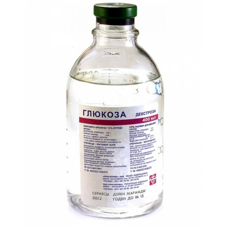 Глюкоза-Э бутылка (раствор для инфузий) 5% 400мл