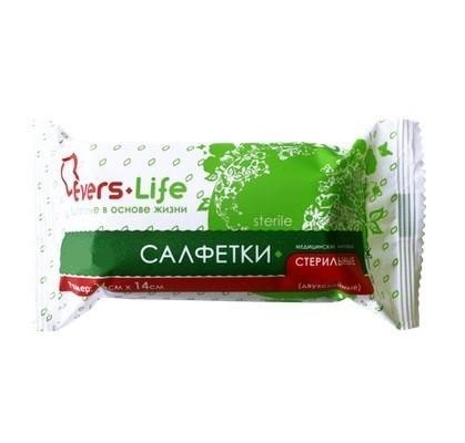 Салфетки LIFE стерильные 16см х 14см, 20 шт.