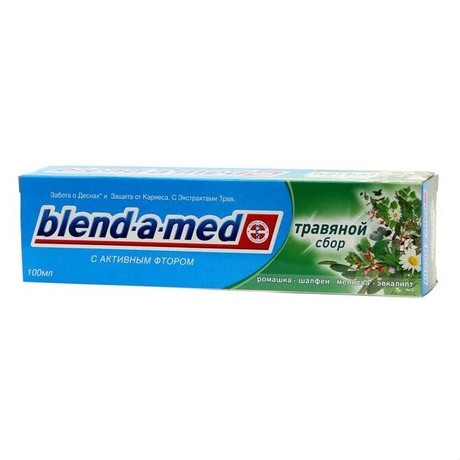 Зубная паста БЛЕНД-А-МЕД Анти-кариес, кальци-стат, травяной сбор 150 мл