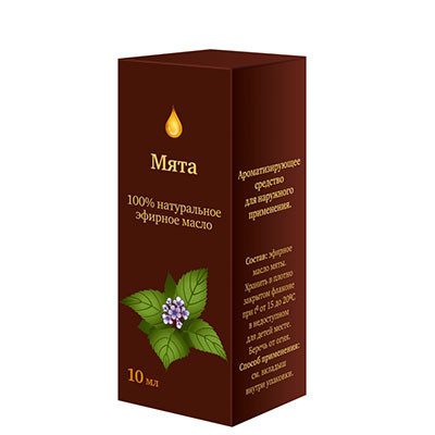 Масло натуральное Мятное "Аптечный союз" 10мл