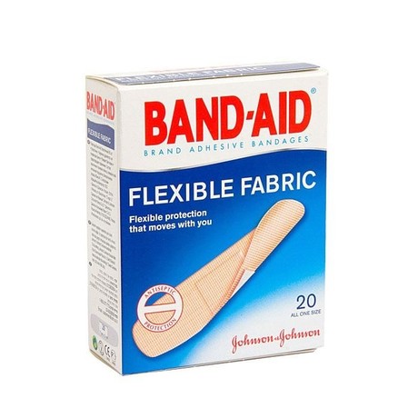 Лейкопластырь BAND-AID антисептический эластичный, 20 шт.