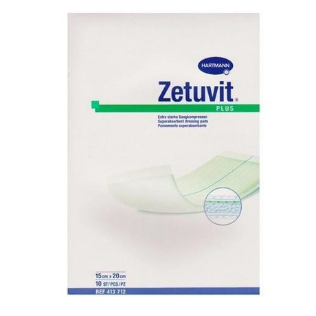 Повязка ZETUVIT Plus сорбционная стерильная 15см х 20см