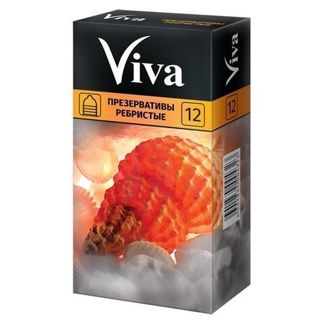 Презерватив VIVA  Ребристые, 12 шт.