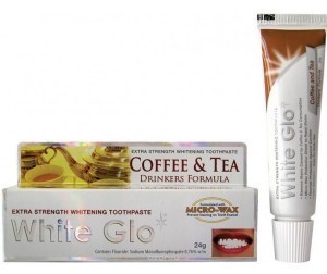 Зубная паста WHITE GLO отбеливающая д/любителей кофе и чая 24г