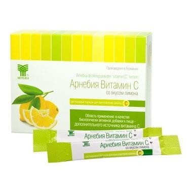 Арнебия Витамин C со вкусом лимона порошок для приема внутрь пакет 5 г, 20 шт.