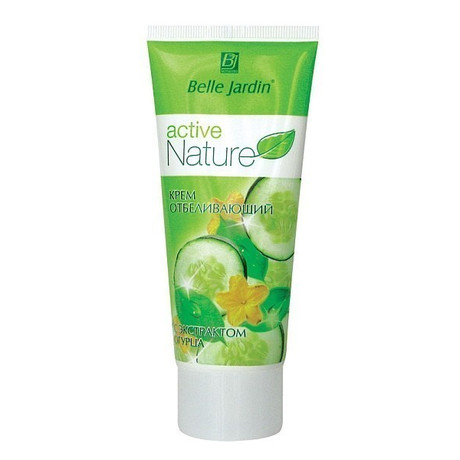 Крем BELLE JARDIN Activ nature д/лица Отбеливающий с экстр. огурца 60мл