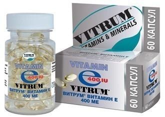 Витрум Витамин E капсулы 400 МЕ, 60 шт.