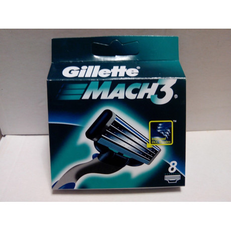 Лезвия бритвенные GILLETTE Mach-3, 8 шт.
