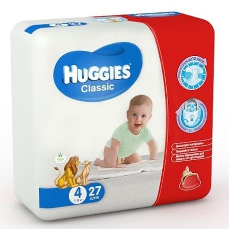 Подгузники ХАГГИС Soft Dry 7-16кг, 27 шт.