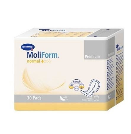 Прокладки гигиенические MOLIFORM normal premium при недержании, 30 шт.