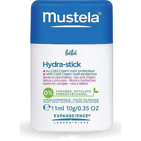 MUSTELA Bebe Hydra-Stick стик для губ и лица с кольд-кремом 11 мл