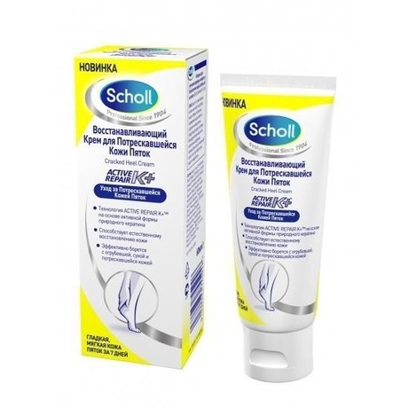 Крем SCHOLL для потрескавшейся кожи пяток 60 мл