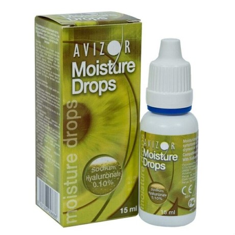 Капли для контактных линз увлажняющие AVIZOR Moisture Drops 15мл