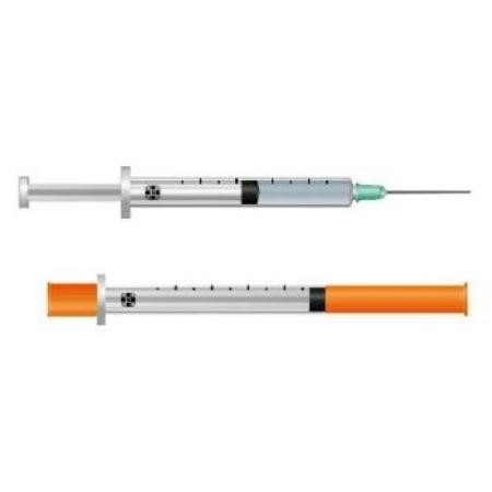 Шприц инсулиновый Micro-Fine + с иглой 1мл U-100, 100 шт.