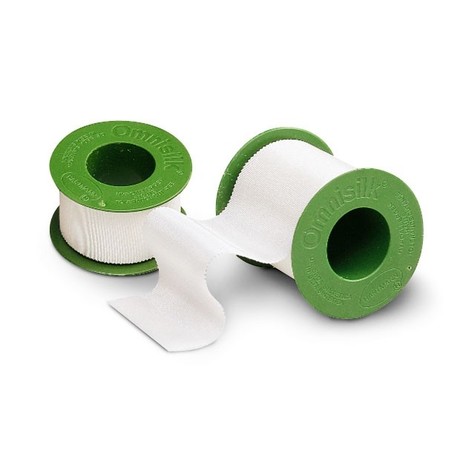 Лейкопластырь OMNISILK катушечный шелковый водоотталкивающий 5см х 9,2м, 2 шт.