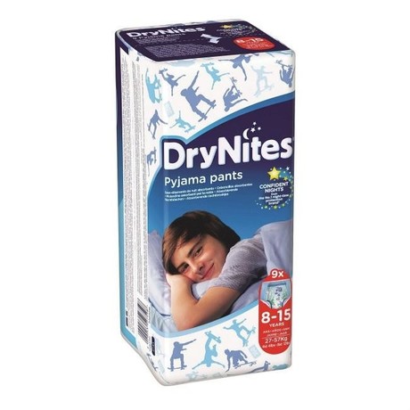 Трусы ХАГГИС DryNites для мальчиков (8-15 лет),  9 шт.