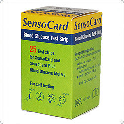 Тест-полоска SensoCard, 25 шт.