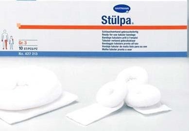 Бинт STULPA трубчатый трикотажный №4R: 10см х 15м