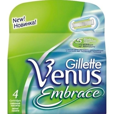 Лезвия бритвенные GILLETTE Venus Embrace, 4 шт.