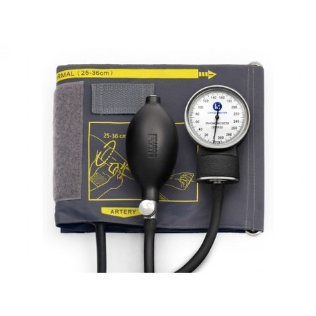 Тонометр LD-70 механич., б/стетоскопа, манжета 25-36см, фиксир.метал.кольцо, сумка