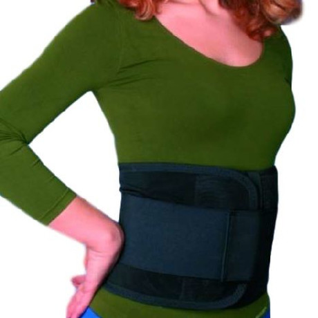 Бандаж грыжевой на брюшную стенку K-600 разм. 4 (шир 20см талия 80-100см) черный