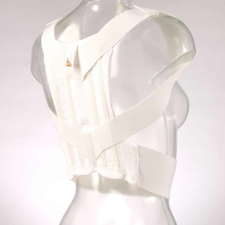 Корректор осанки сред. фиксации 4 ребра жестк. разм. M (объем груди 70-90см) (арт. F-4603) (бел.)