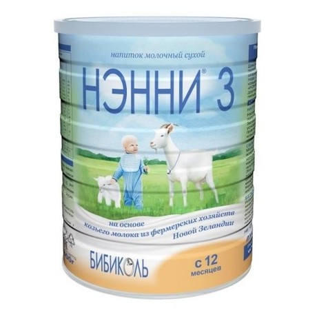 Смесь молочная НЭННИ на козьем молоке (с 12 мес.) 400 г