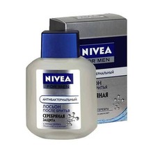NIVEA For Men лосьон после бритья Серебряная защита 100 мл