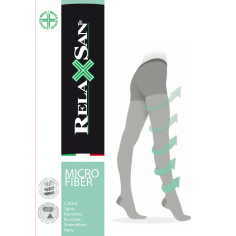 Колготы COLLANT Relaxsan с микрофиброй 70den разм. 3 (черн.)