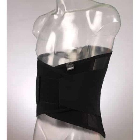 Пояс-корсет К-614 грудо-пояснично-крестцовый с ребрами жест. (ширина 35см) разм. №6 (черн.)